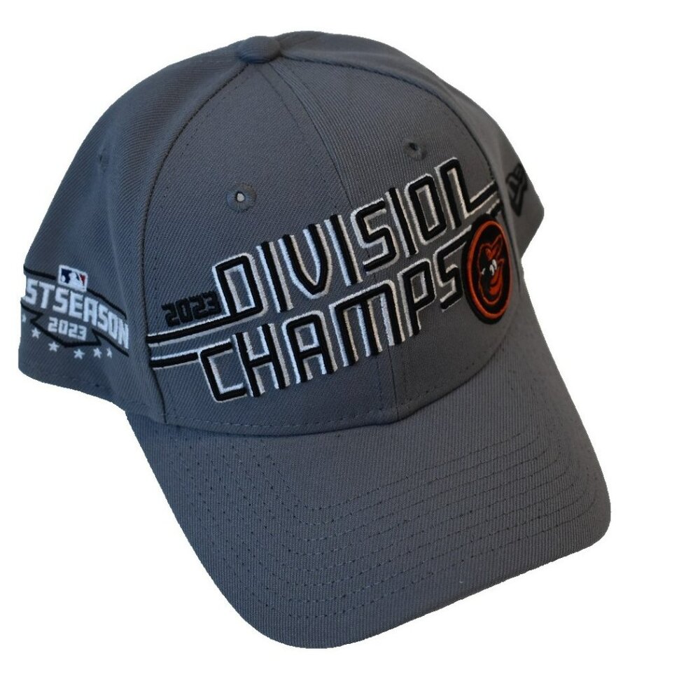 Baltimore Orioles 2023 Division Champs Hat Cap Official New Era 9FORTY Grey‎